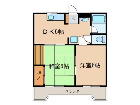 リバージュ　ツルギの物件間取画像